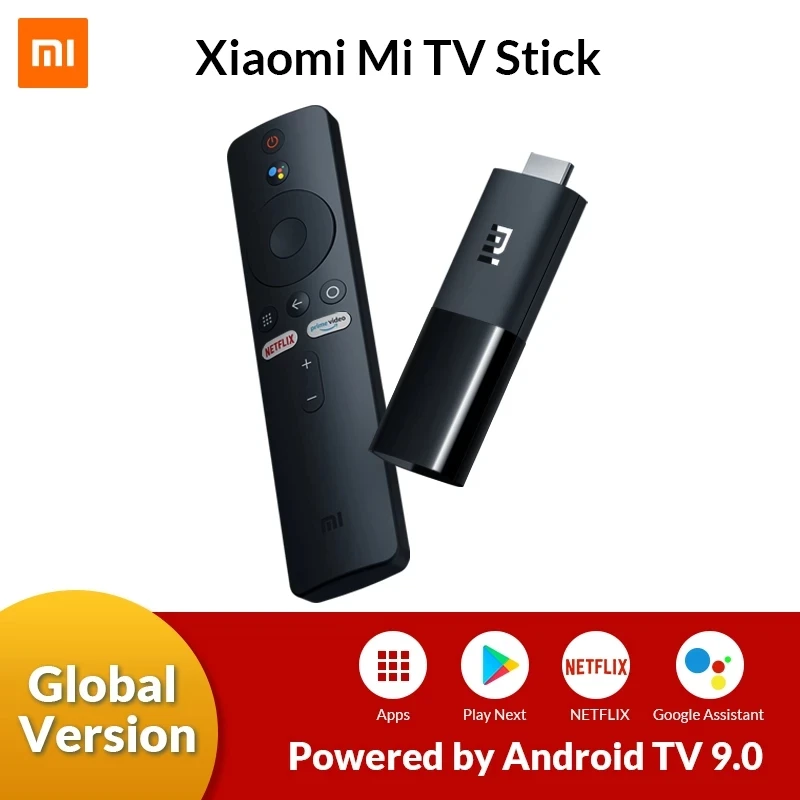 Xiaomi Mi TV Stick глобальная версия Android 9 0 4-х ядерный 1080P HD двойной декодирования 1 ГБ ОЗУ