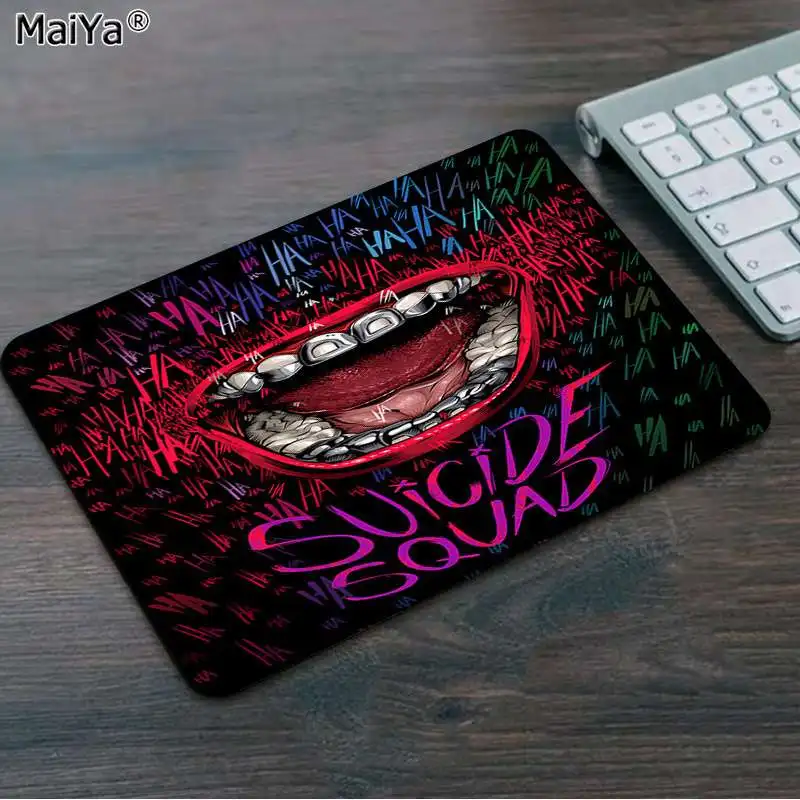 Maiya American TV Suicide squad Customized MousePads Computer Laptop Anime Mouse Mat Free Shipping Large Mouse Pad Keyboards Mat