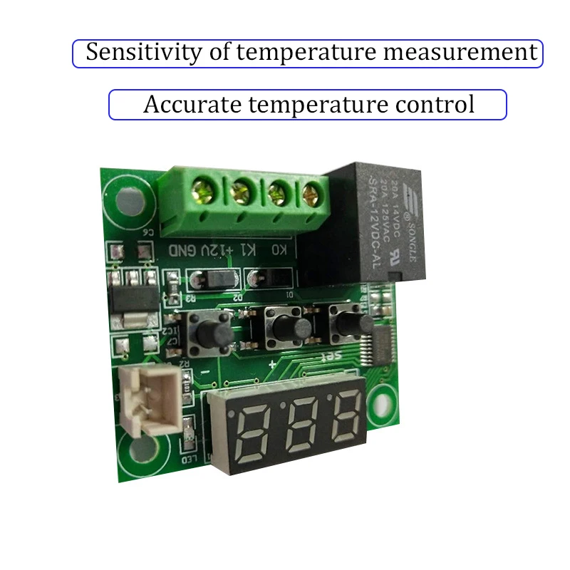W1209 DC 12 В светодиодный цифровой термостат контроль температуры контроллер термометра модуль переключателя NTC датчик W1209 чехол акриловая коробка