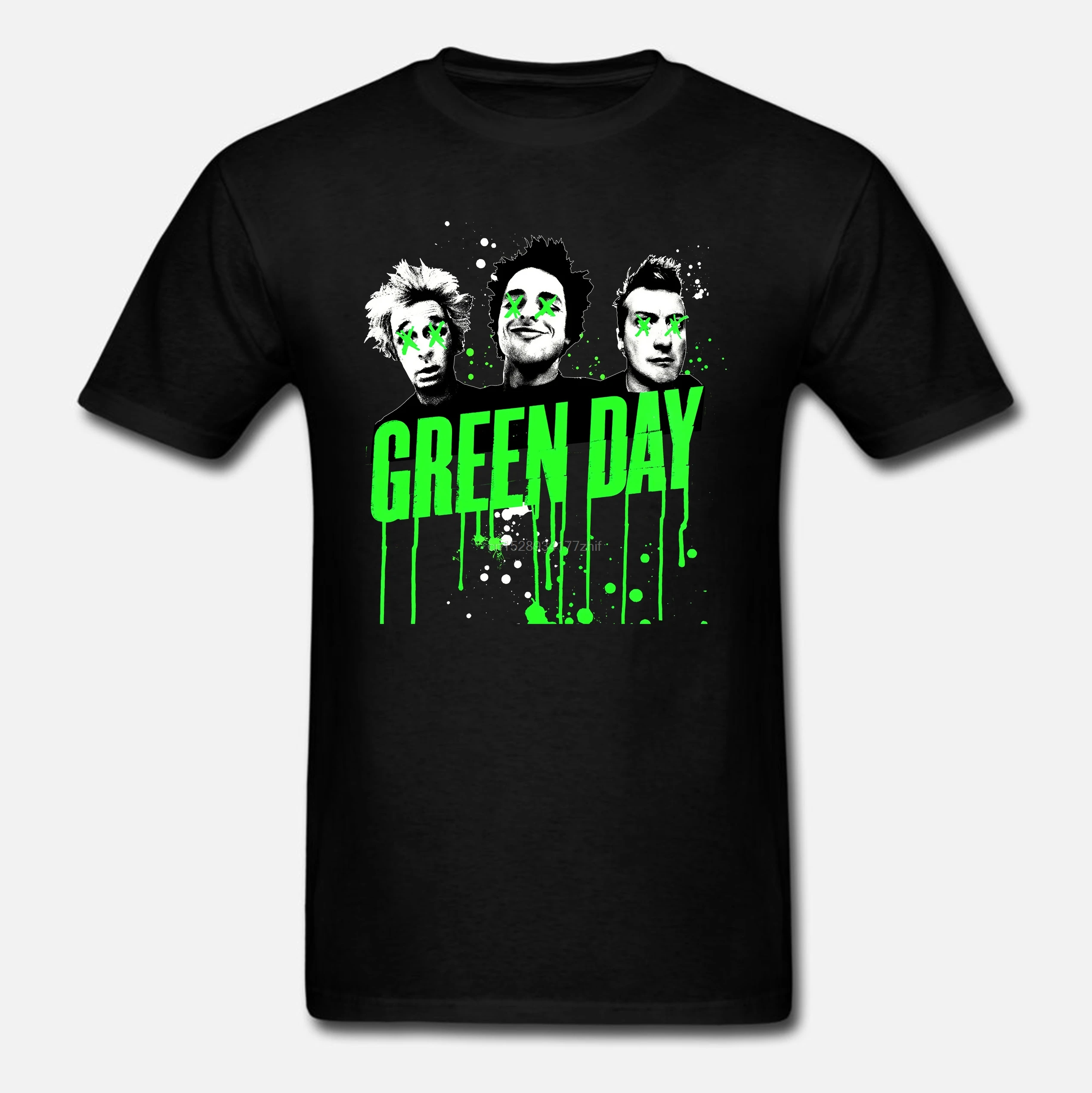 Men T shirt Fly Custom Green Day Drips Short Sleeve Fitness funny t-shirt novelty tshirt women men | Мужская одежда