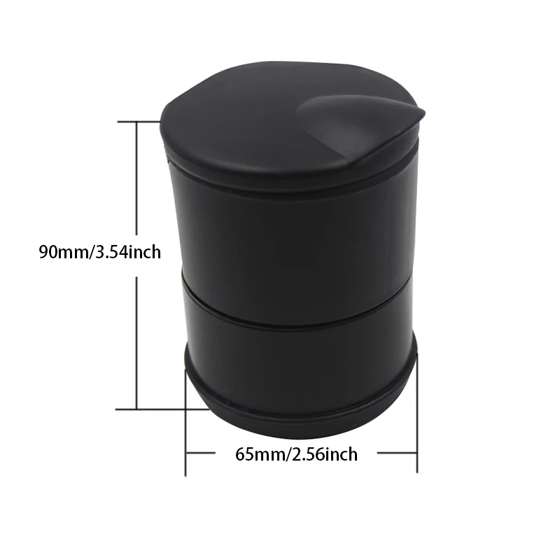 Portable Car Cigarette Ashtray Cup With LED Light Detachable One Touch Open Vehicle Ashtray Holder Auto Accessories
