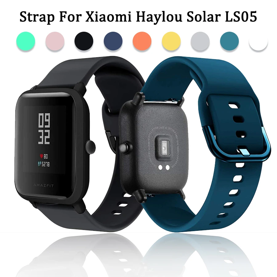 

2021 New color 22mm 20mm Strap For Samsung Galaxy 3 41/45mm Wristband Band For Huawei watch gt2 pro/Xiaomi Haylou Solar LS05