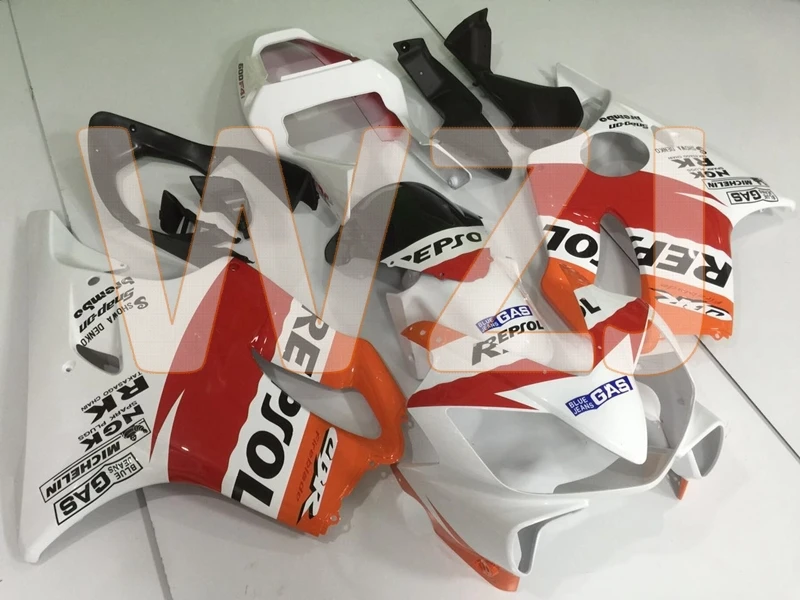CBR600 F4i 03 Пластик Обтекатели 01 REPSOL Abs обтекатель CBR600F4i 2001 2003 набор для всего