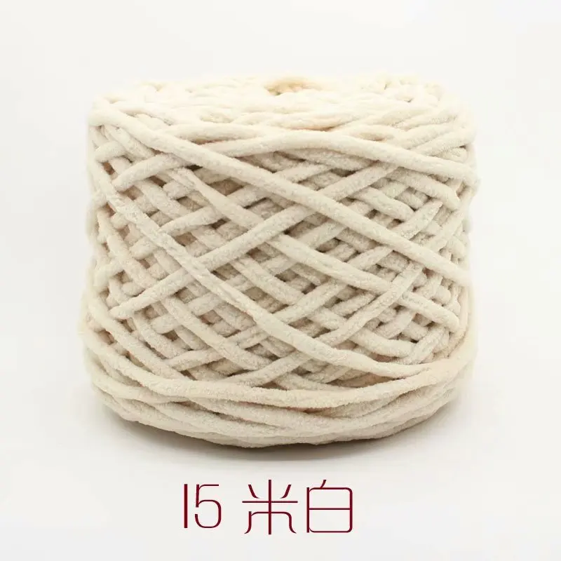 as shown 7 s/1 Chenill бархатная пряжа для вязания 165 г/мяч массивная синель пряжа акрил для DIY - Цвет: as shown