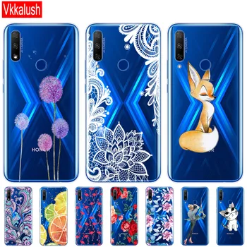 Перейти на Алиэкспресс и купить Для Honor 9X Global Case Honor 9X Премиум чехол Силиконовый ТПУ мягкий чехол для задней панели телефона для Huawei Honor 9X Премиум STK-LX1 бампер