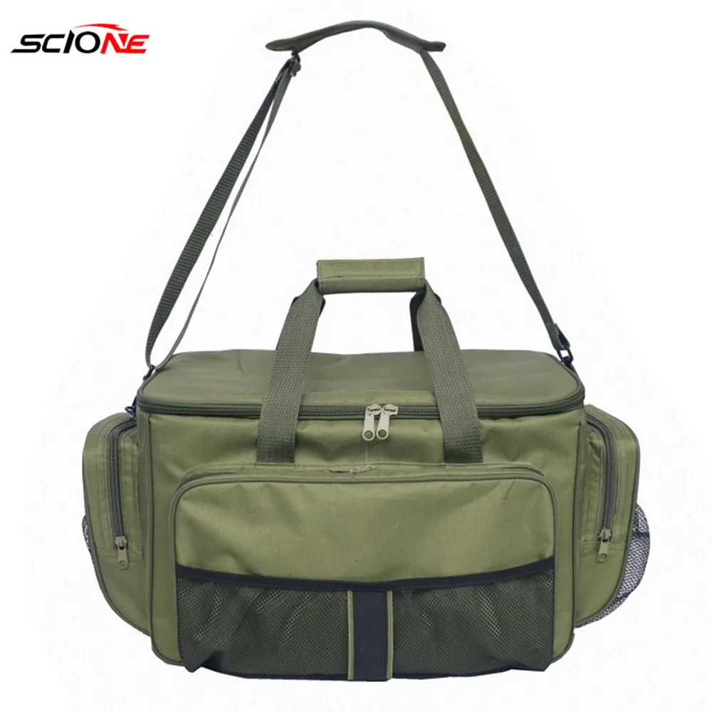 Multi purpose Outdoor Fishing Bag Water Resistant Army Fishing Tackle