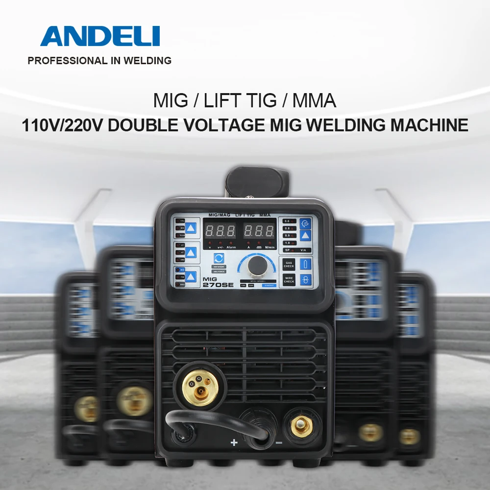 ANDELI 3 в 1 110 В/220 В MIG 270SE сварочный аппарат TIG MMA MIG|Приборы для MIG-сварки| |