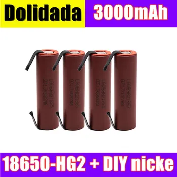 

10PCS 100% Original large capacity HG2 18650 3000mah Rechargeable battery for HG2 power high discharge large current+DIY nicke