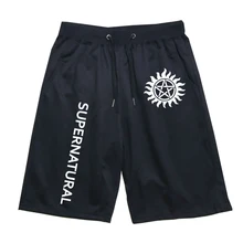 Новые летние модные повседневные спортивные дышащие штаны сверхъестественные мужские женские хлопковые спортивные короткие штаны Бег Трусцой короткие штаны