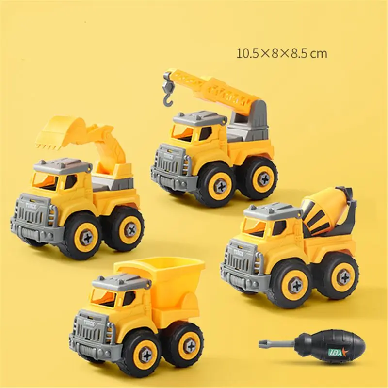 

32pcs Construction Toy Engineering Car Fire Screw Build and Take Apart