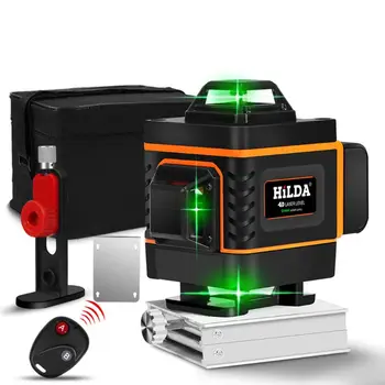 

1Set 16 Lines 4D Infrared Ray Level Self-Leveling 360 Degree Green Light Level 875F