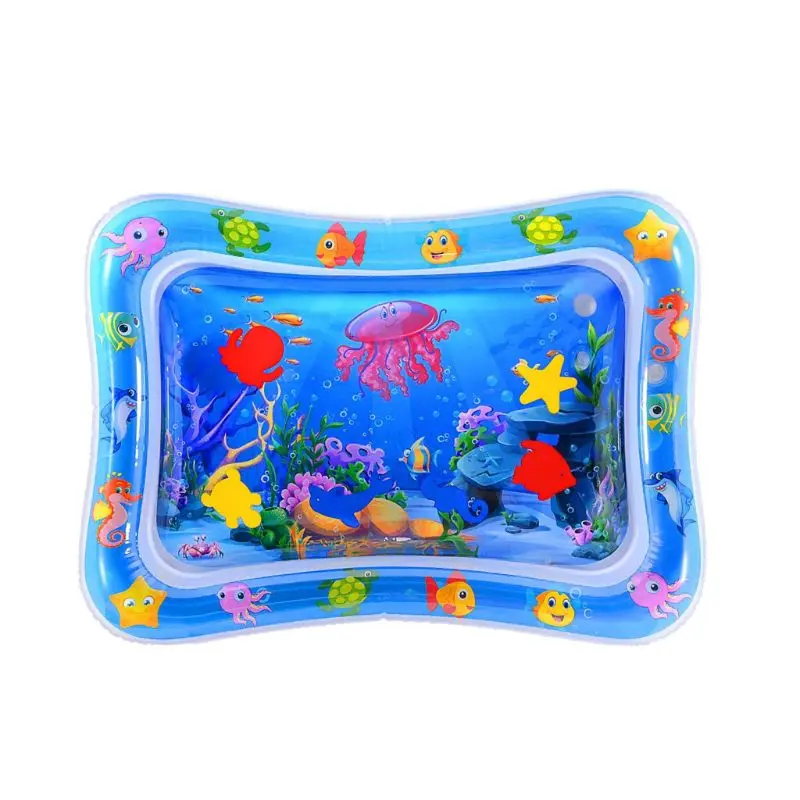 Sea Animal Print Baby Inflatable Play Mat Infant Toy for Newborn Boy