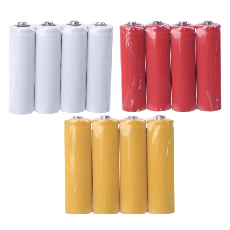 4Pcs No Power AA 14500 LR6 Dummy Fake Battery Setup Shell Placeholder Cylinder Conductor for Eliminator A08 21 | Электроника