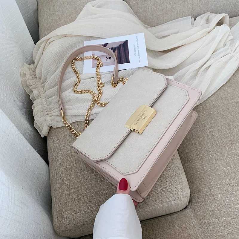 

Summer New Arrival Bag WOMEN'S Bag 2019 New Style Korean-style Versatile Dull Polish Retro Chain Shoulder Square Sling Bag