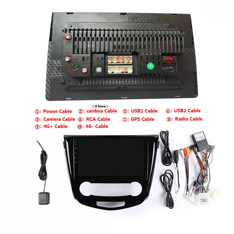 10," 2.5D ips Android автомобильный DVD gps для Nissan Qashqai X-Trail автомобильный Радио стерео wifi