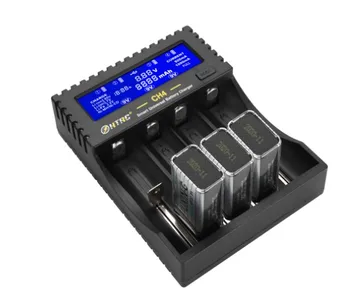 

18650 Multi-function Li-ion Li-fe Ni-MH Ni-CD Smart Charger for AA/AAA/18650/26650/6F22/16340/9V Battery 4 Slots Battery