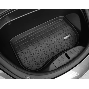 

Non-slip Front Box Mat TPE For Tesla Model 3 2017-2019 Waterproof Black Interior Car Cargo