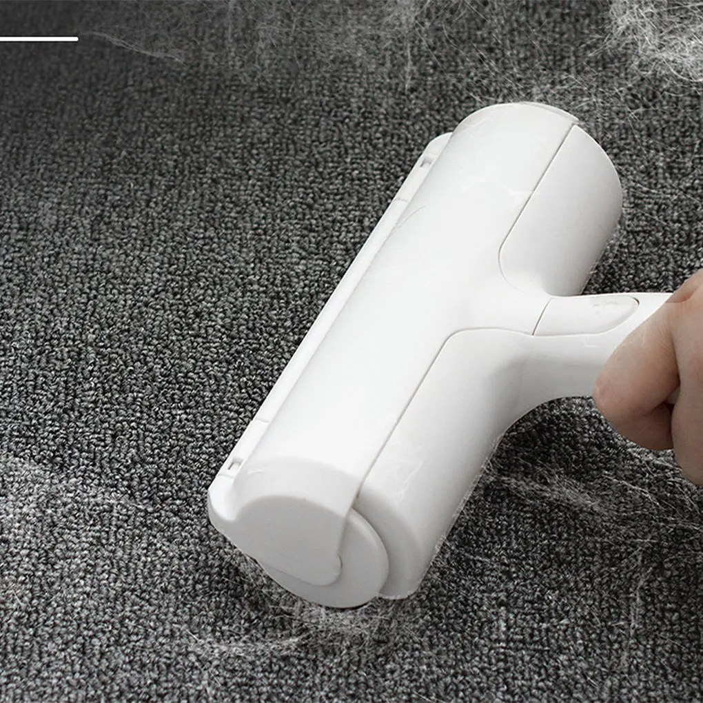 Pet Hair Roller Remover Lint Brush 2 Way Dog Cat Comb Tool Convenient