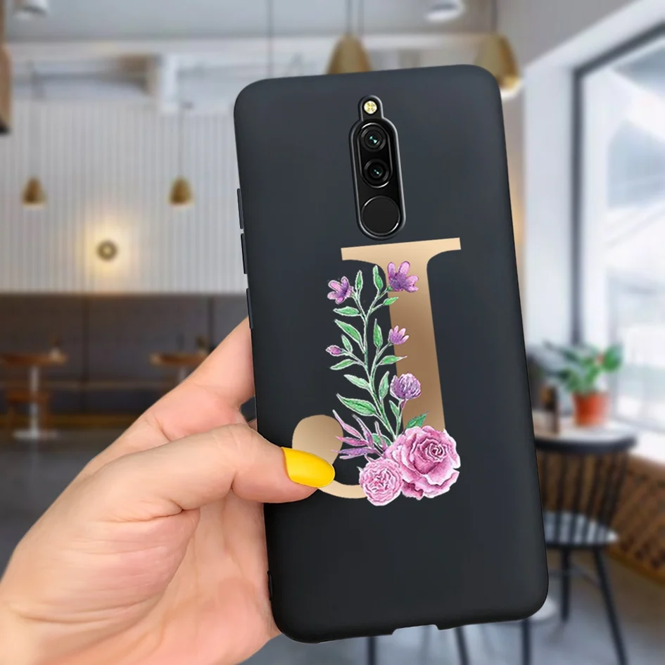 best phone cases for xiaomi Letters Case For Xiaomi Redmi 8 Case Silicone Cute Painted Soft Back Cover For xiaomi Redmi 8 Case 6.22" Phone Case Redmi8 Funda xiaomi leather case color