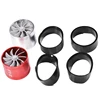 64.5mm x 50mm Car Air Filter Intake Fan Fuel Gas Saver Supercharger Car Universal For Turbine Turbo Charger Turbocharger ► Photo 2/6