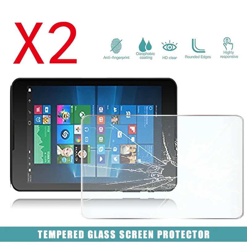 2 шт. Tablet закаленное Стекло Экран Защитная крышка для Teclast X98 Plus HD анти-Экран