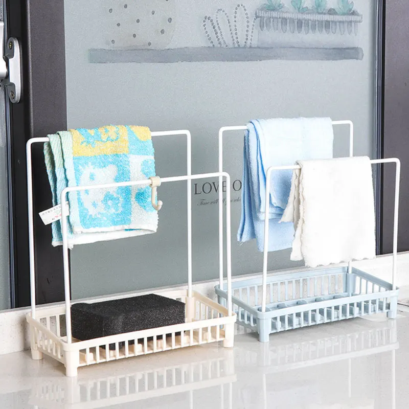 Stainless Steel Drain Rack Sink Storage Soap Countertop Organizer Dishcloth And Sponge Drying F1 | Дом и сад