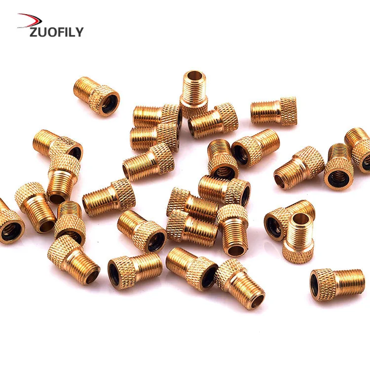 2 шт. велосипедный насос конвертировать в Медь велосипед воздушный клапан для