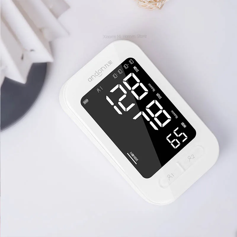  Xiaomi Andon Automatic Digital Blood Pressure Monitor Heart Rate Monitor Counter Portable Pulsomete
