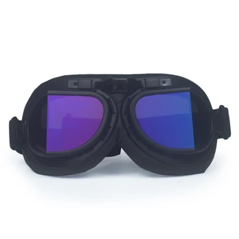 

Universal Silver Frame Goggles Motorcycle Glasses Motocross Helmet Goggle Offroad Eyewear Outdoor 5 Color Free Shipping