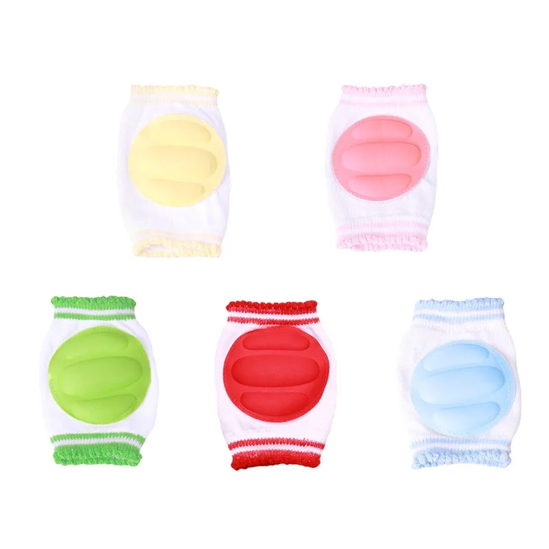 Hot Fashion Safety Crawling Elbow Cushion Infants Toddlers Baby Knee Pads Protector Leg Baby Kneecap For Kid 6 Colors