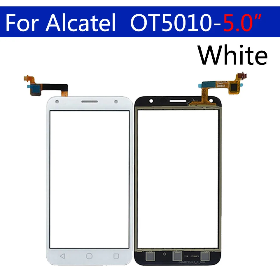 Сенсорный экран для Alcatel One Pixi 4 5,0 OT5010 OT 5010 5010D 5010E 5010X сенсорный экран Сенсорная панель дигитайзер замена стекла