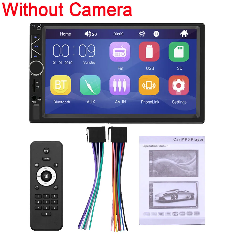Player de Vídeo Entrada com Interconexão do Telefone Polegada Carro Player Estéreo Áudio fm Rádio Aux - Usb tf Móvel Jogador a6 7 Mp5 8 Cheap Reprodutor de MP4 e MP5 automotivos