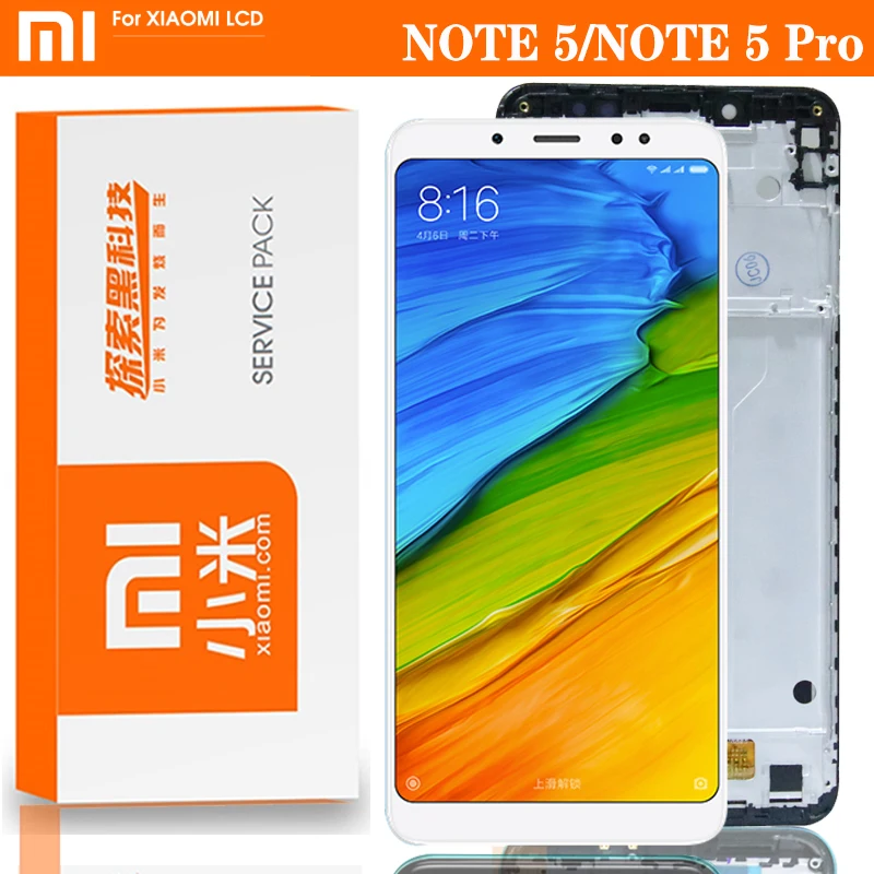 Оригинальный 10 сенсорный ЖК экран для Xiaomi Redmi Note 5 Pro дисплей Snapdragon 636 запасных