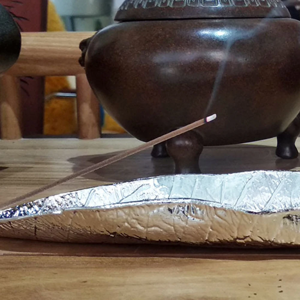 Аксессуары для гостиной, прочная подставка для ароматических палочек, цинковая горелка, заглушка, лист, конусы для офиса, Декор, тарелка-кадило, внутренние миры, для дома