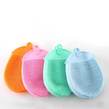 

TPE soft bristle bath gloves, dishwashing gloves, fruit cleaning, kitchen cleaning brush