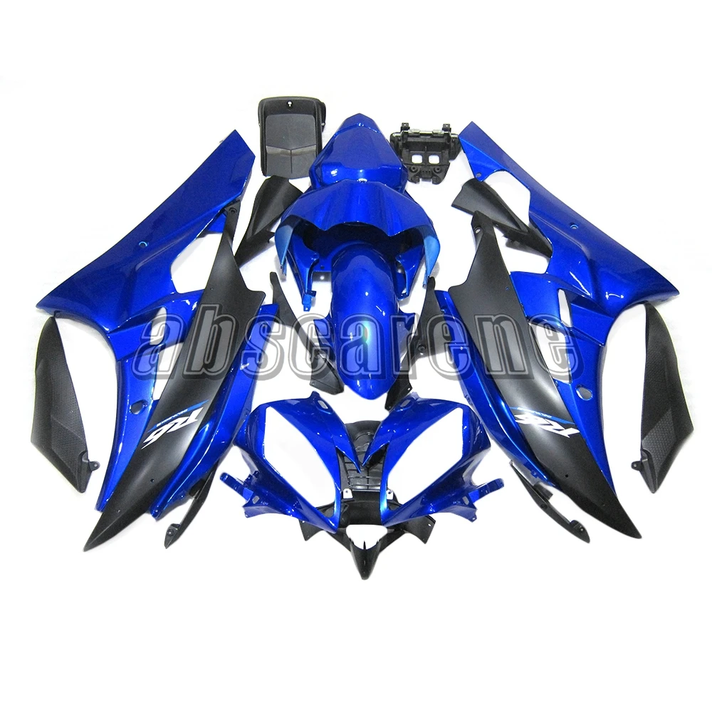 Темно-синий матовый черный полный обтекатель комплект для Yamaha YZF600 R6 2006 2007 YZF 06 07 ABS