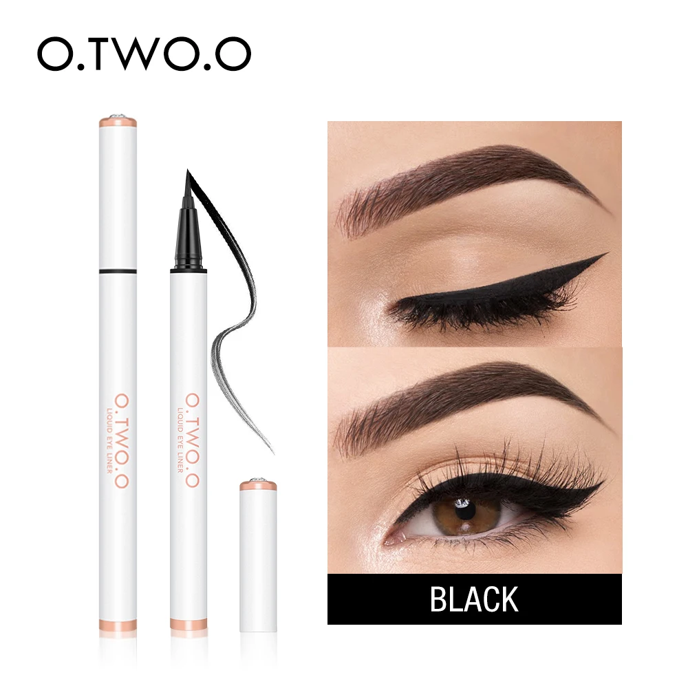 YG003 black eyeliner Жидкая подводка для глаз водостойкая черная стойкая гладкая быстросохнущая легко Контролируемая подводка для глаз «кошачий глаз» макияж - Цвет: YG003 black eyeliner
