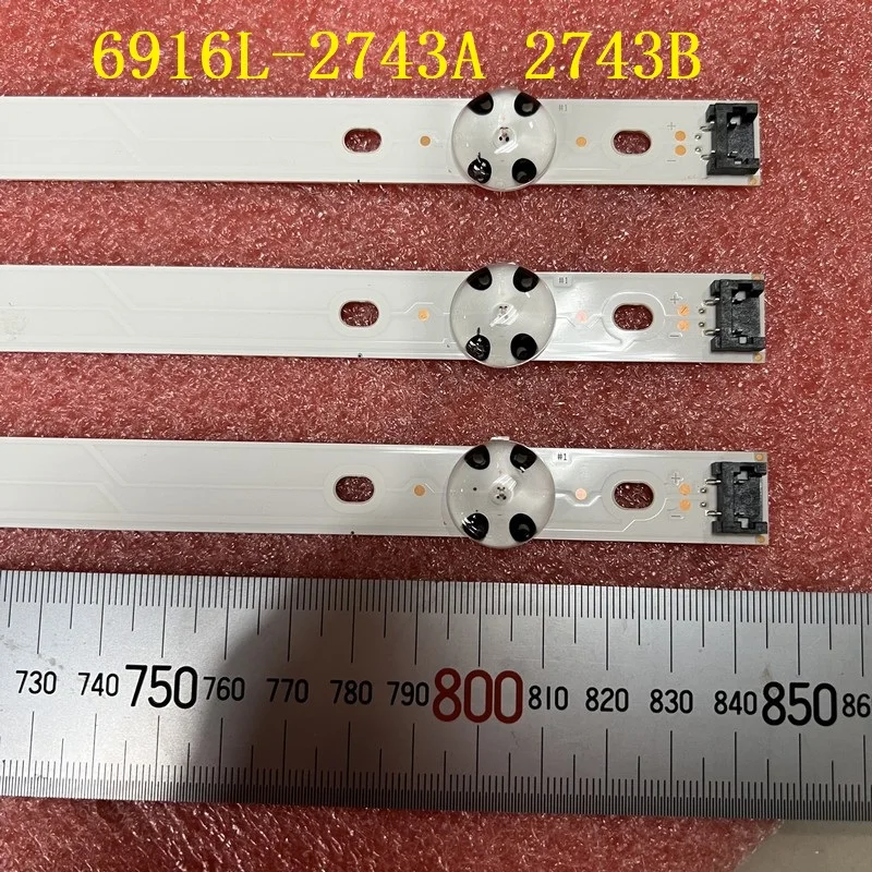 3pcs/set LED Backlight strip for LG 43LH5100 43LH615V 43LH7500 43LH604V 43LH570V 43LH590V 43LH510V 43LH5700 43LW540S 43LK5100PLA long led light strips