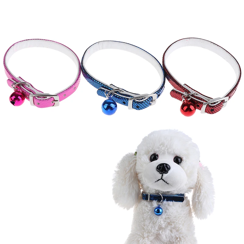 Dog Cat Collar with Bell Product for Small Dogs and Kittens Reflective Puppy Collar in Cat Collars and Lead Dog Collar