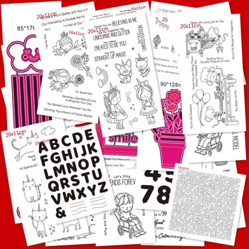 

Transparent Clear stamps and metal cutting dies