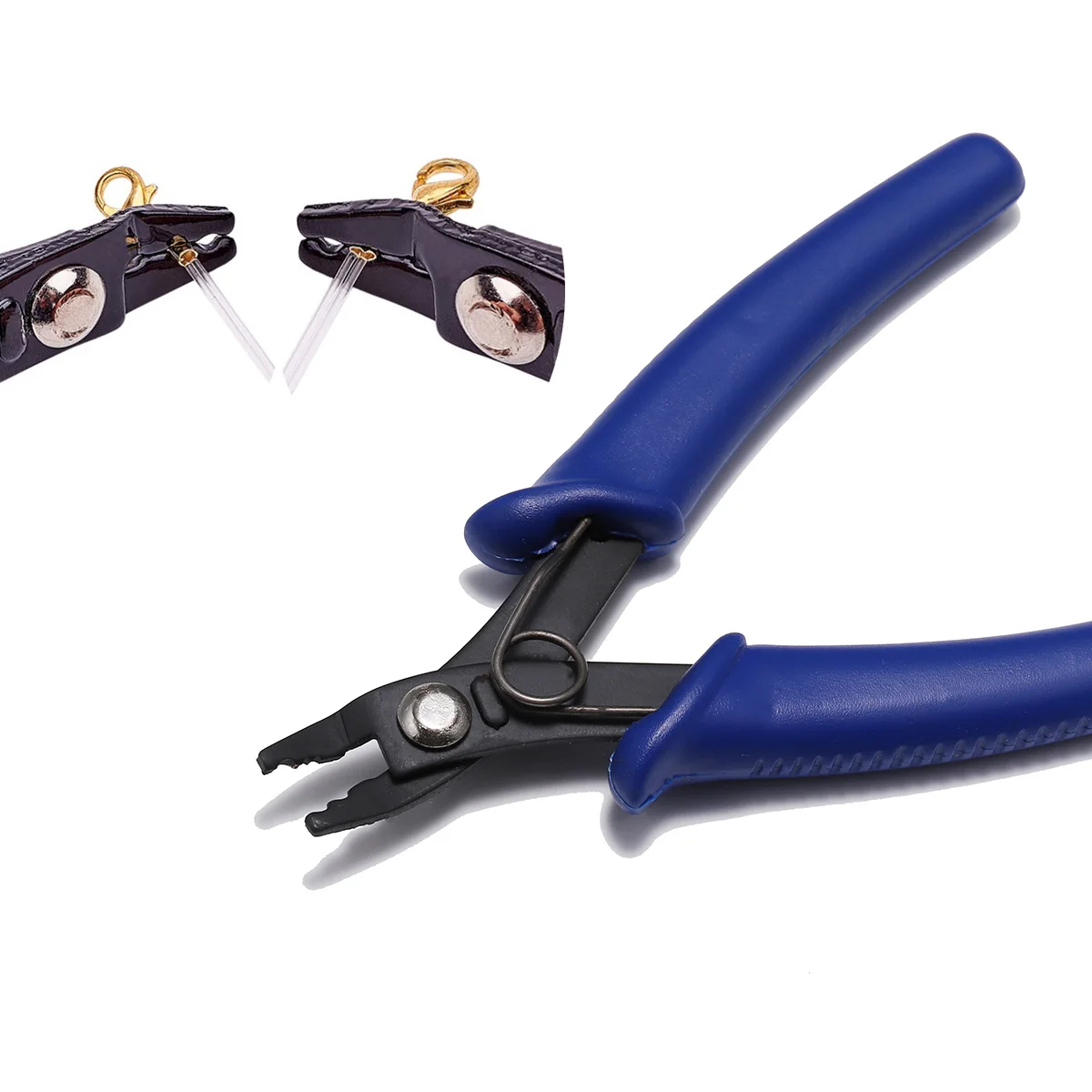 Multifunction Split Ring Opener Mini Jewelry Pliers Crimping Crimper Pliers Tool 