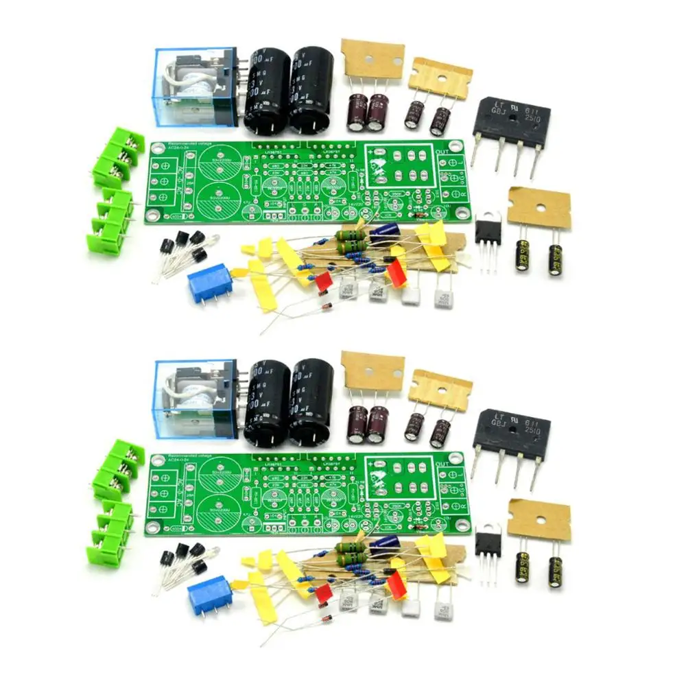 

One Pair 2pcs GAINCLONE LM3875 50W+50W 8R Amplifier Kit DIY Two-channel Speaker Protective Circuit