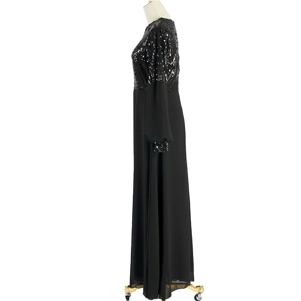 Абая с блестками, с длинным рукавом, Дубай, кафтан, мусульманское женское платье для вечеринки, коктейльное платье джилбаба, турецкий кафтан, макси, ислам, винтажная одежда