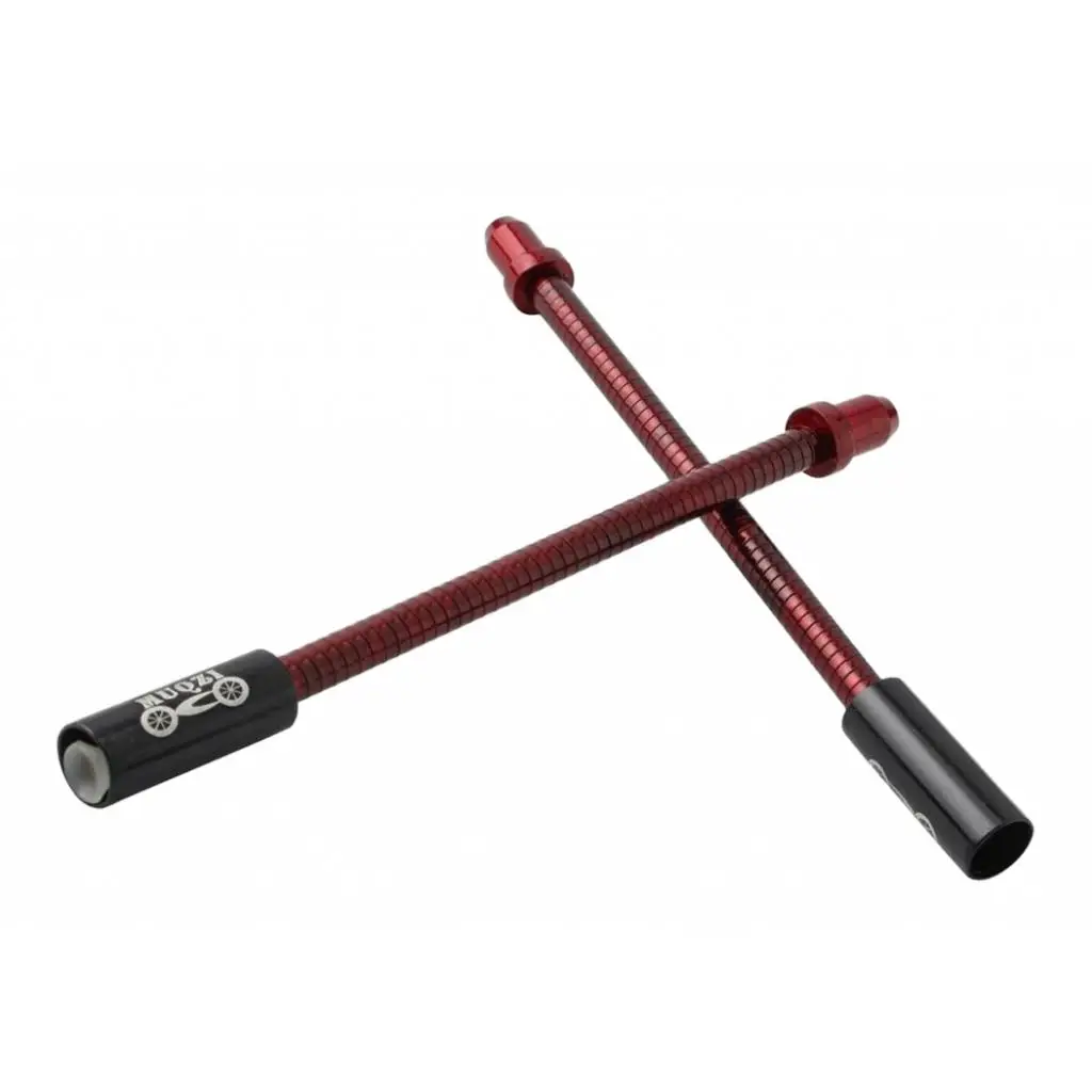 2 uds bicicleta Flexible V freno pinza de fideos codo tubo interior MTB montaña montó piezas de freno de bicicleta