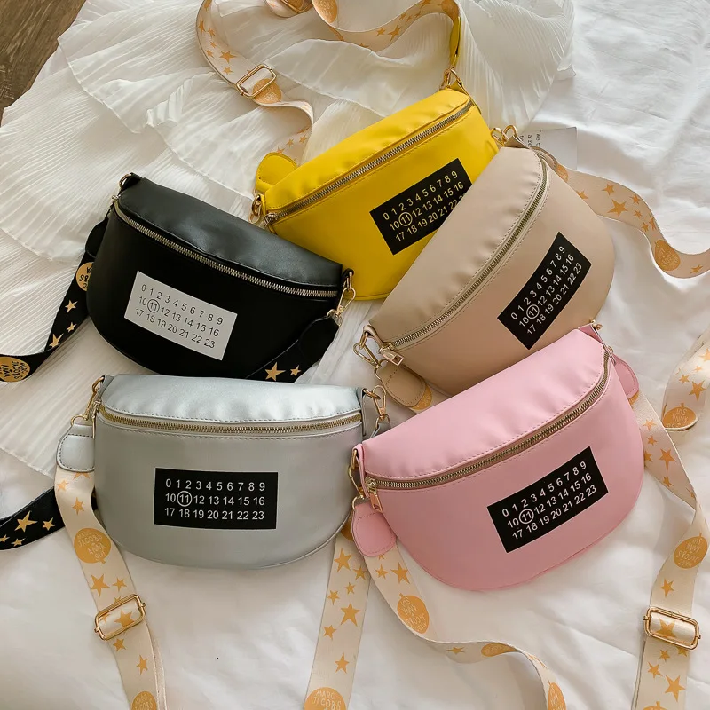 

2019 New Style Shell-Type Stereo Square Sling Bag Arab with Numbers Chest Bag Simple WOMEN'S Bag Shoulder WOMEN'S Bag