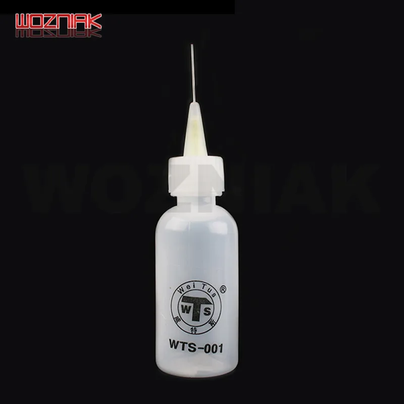 thumbnail image 1 of WOZNIAK Botella de alcohol líquido de 50 ml para dispensador de pasta fundente de soldadura de colofonia para limpieza de PCB de teléfonos móviles Reparación de soldadura, 1 of 4