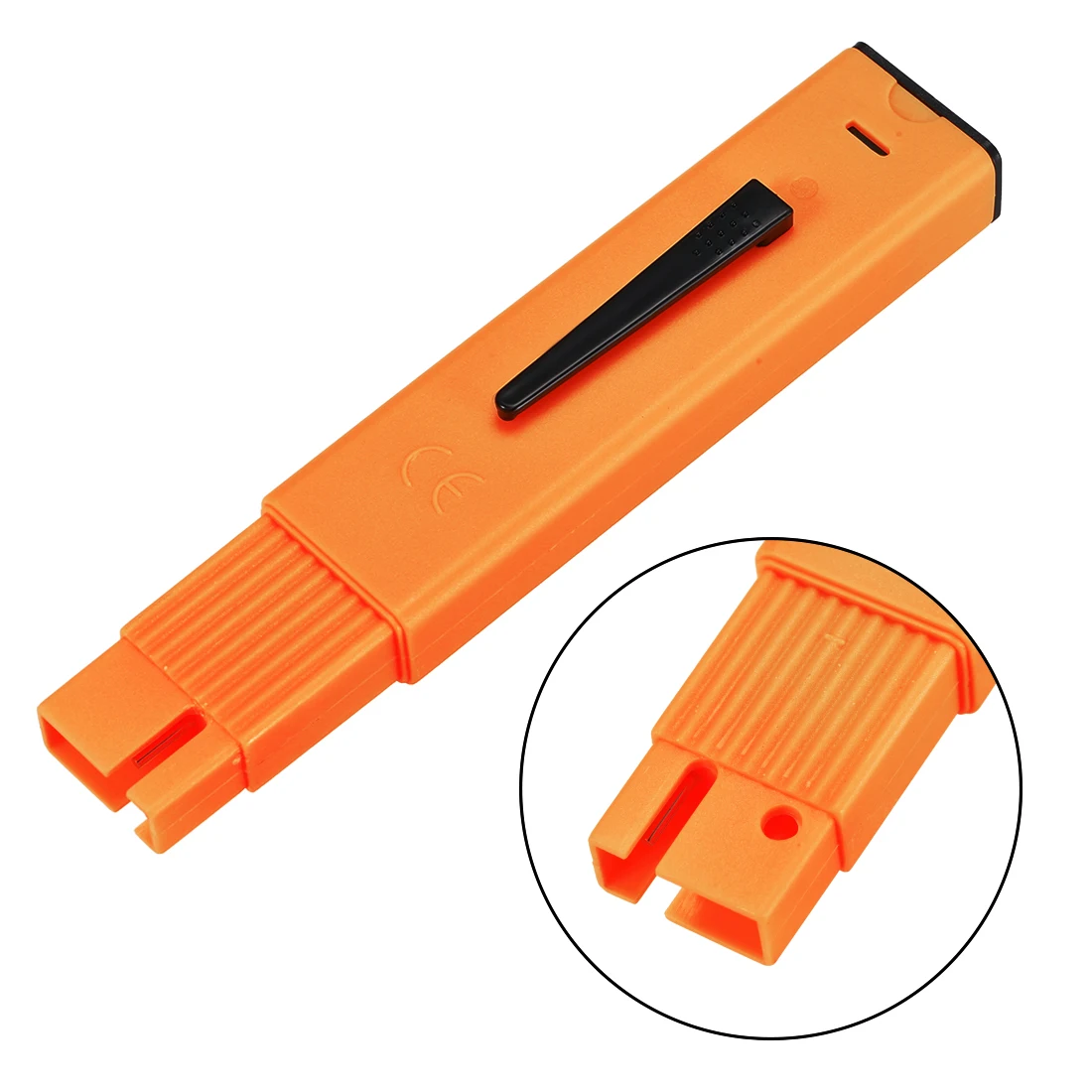 Uxcell TDS 3 PPM Измеритель проводимости для воды аквариум бассейн w кожаный чехол оранжевый 4 шт