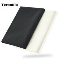100% Cotton Fabric High Quality Classica Solid Black Color White Twill Fat Quarter Home Textile Quilting Patchwork Cloth Telas