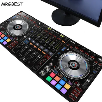 

ZSUXTC 400X900CM L Radio DJ Workbench Large Size Gaming PC Mouse Pad Z Keyboard Mat Desk Pad Macbook Pro Mousepad Natural Rubbe