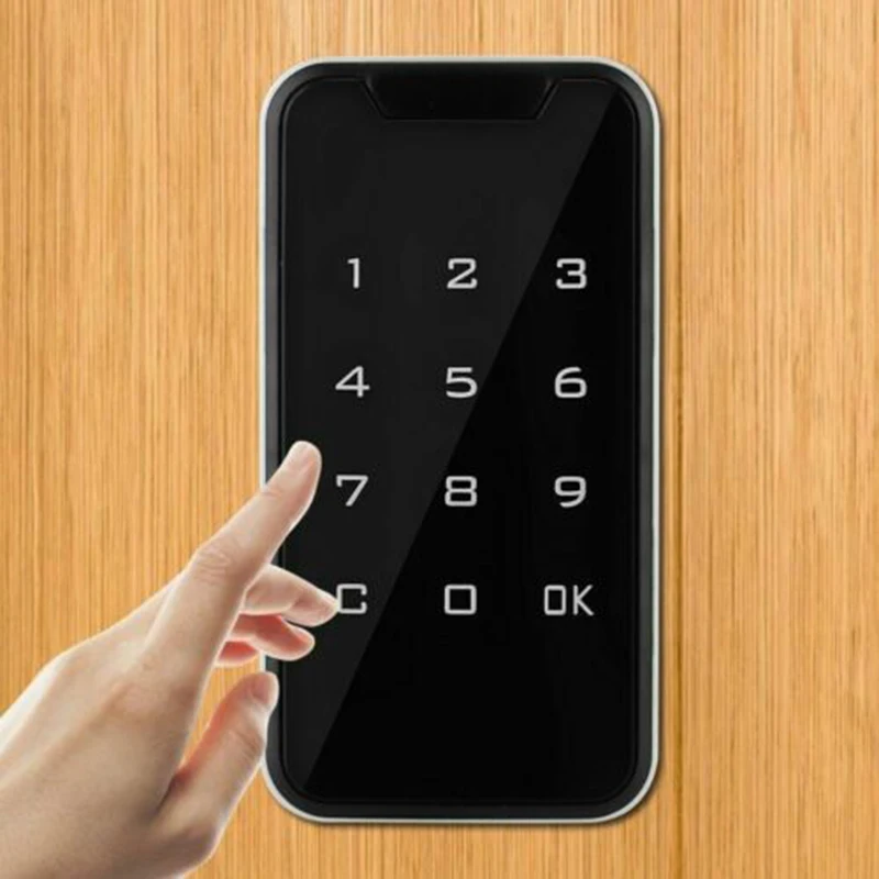 

Electronic Digital Smart Password Lock Door Code Keypad Touch Screen Anti-theft